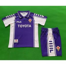 1999/00 Fiorentina Home Retro Kids Soccer jersey