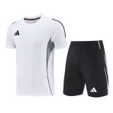 2025/26 White Training Shorts Suit