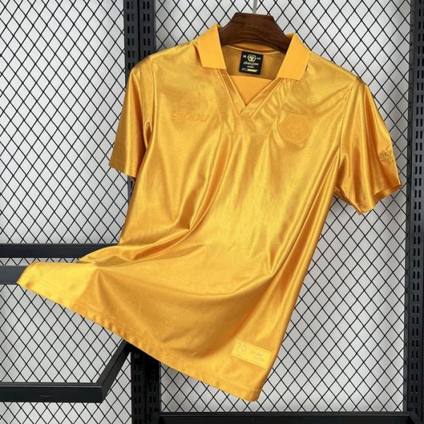 2025/26 Wolves Commemorative Edition Yellow Fans Soccer jersey