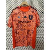 2025/26 Universidad de Chile Away Orange Fans Soccer jersey