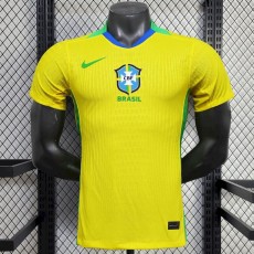 [PLAYER] 2025 Brazil Home Yellow Concept Edition Player Soccer jersey