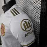 [PLAYER] 2025/26 Bayern Commemorative Edition White 125th anniversary Player Soccer jersey