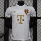[PLAYER] 2025/26 Bayern Commemorative Edition White 125th anniversary Player Soccer jersey