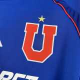 2025/26 Universidad de Chile Home Blue Fans Soccer jersey