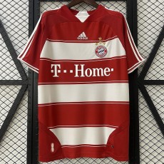 2007/08 Bayern Home red  white Retro Soccer jersey
