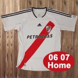 2006/07 River Plate Home White Retro Soccer jersey