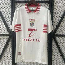 1997/99 Benfica Away White Retro Soccer jersey