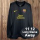 2011/12 BAR Away Black Retro Long Sleeve Soccer jersey