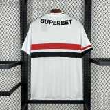 2025/26 Sao Paulo FC Home White Fans Soccer jersey