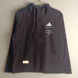 2025/26 Man Utd Black Windbreaker
