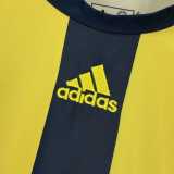 2007/08 Fenerbahçe SK Home yellow  blue Retro Soccer jersey