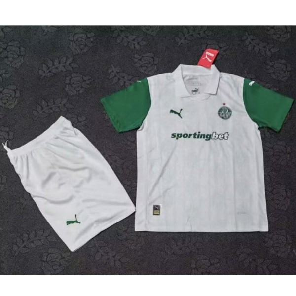 2025/26 Palmeiras Away White Fans Kids Soccer jersey