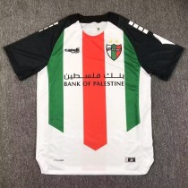2025/26 CD Palestino Home white green and red Fans Soccer jersey
