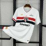 2025/26 Sao Paulo FC Home White Fans Soccer jersey
