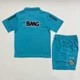 2012/13 Santos FC Away Blue Retro Kids Soccer jersey