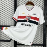 2025/26 Sao Paulo FC Home White Fans Soccer jersey