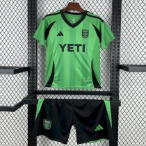 2025/26 Austin FC Home Green Fans Kids Soccer jersey
