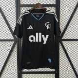 2025/26 Charlotte FC Away Black Fans Soccer jersey