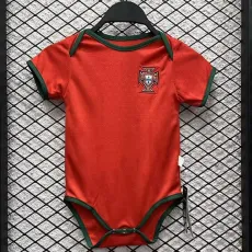 2025 Portugal Home Red Baby Jersey
