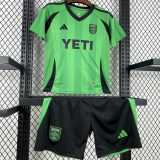 2025/26 Austin FC Home Green Fans Kids Soccer jersey