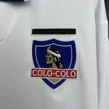 1997/98 Colo-Colo Home White Retro Long Sleeve Soccer jersey