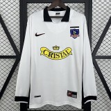 1997/98 Colo-Colo Home White Retro Long Sleeve Soccer jersey