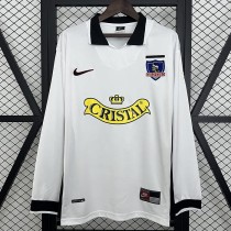 1997/98 Colo-Colo Home White Retro Long Sleeve Soccer jersey