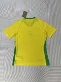 2025 Brazil Home Yellow Fans Women Soccer jersey