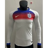 [PLAYER] 2025/26 England Home White Player Long Sleeve Soccer jersey