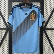 2012 Spain Away Blue Fans Soccer jersey
