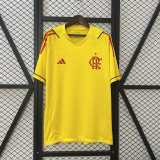 2025/26 Flamengo Limited Edition Yellow Goalkeeper Fans Soccer jersey