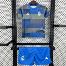2025/26 R MAD Blue Kids Training Shorts Suit