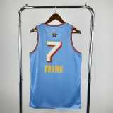2025/26 Brown #7 All-Star Blue NBA Jerseys