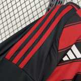 2025/26 Flamengo Home Fans Long Sleeve Soccer jersey
