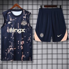 2025/26 CHE Dark blue and Orange training suit Training Shorts Suit