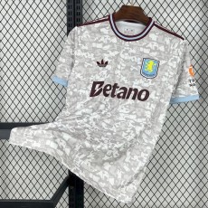 2025/26 Aston Villa Special Edition Gray Fans Soccer jersey
