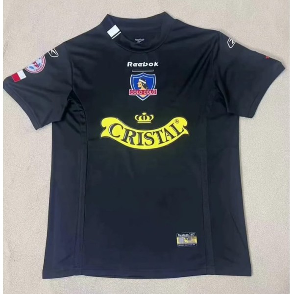 2004 Colo-Colo Away Black Retro Soccer jersey