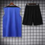 2025/26 BAR Blue Vest Suit Training Shorts Suit