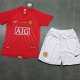 2007/08 Man Utd Home Red Retro Kids Soccer jersey