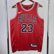 2023 BULLS JORDAN #23 Red Icon Edition Swingman Jersey NBA Jerseys