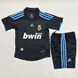 2009/10 R MAD Away Royal Blue Retro Kids Soccer jersey