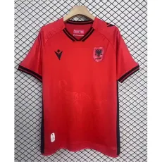 2025/26 Albania Home Red Fans Soccer jersey