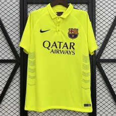 2014/15 BAR 3RD Yellow Retro Soccer jersey