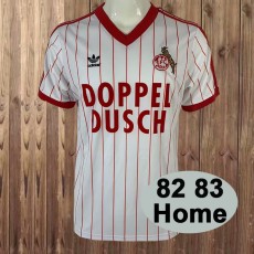 1982/83 1. FC K?ln Home White Retro Soccer jersey
