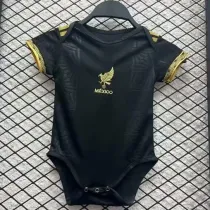 2025 Mexico Special Edition Black Gold Cup Baby Jersey