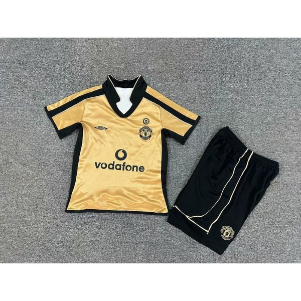 2000/01 Man Utd Commemorative Edition 100th Anniversary Retro Kids Soccer jersey