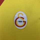 1998/99 Galatasaray SK Home yellow red Retro Soccer jersey