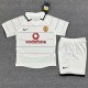 2003/05 Man Utd Away White Retro Kids Soccer jersey