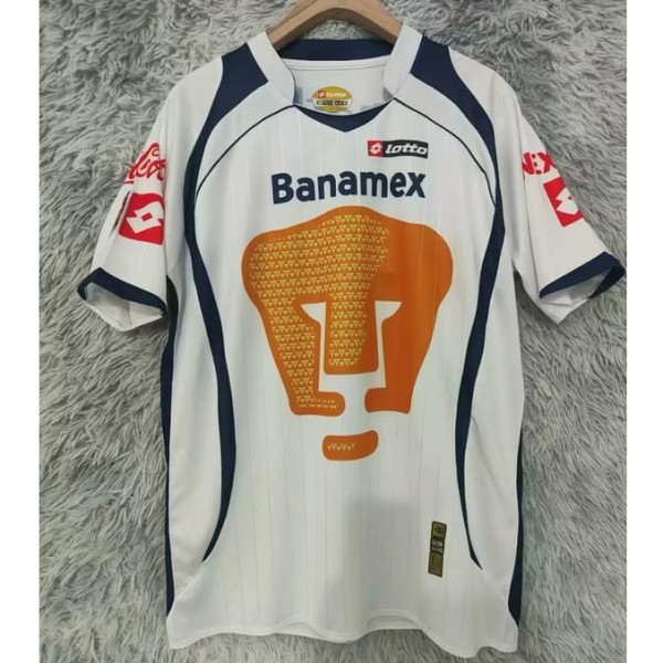 2008/09 Pumas UNAM Home White Retro Soccer jersey