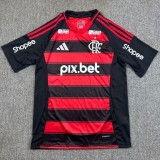 2025/26 Flamengo Home with all the Sponsor Fans Soccer jersey